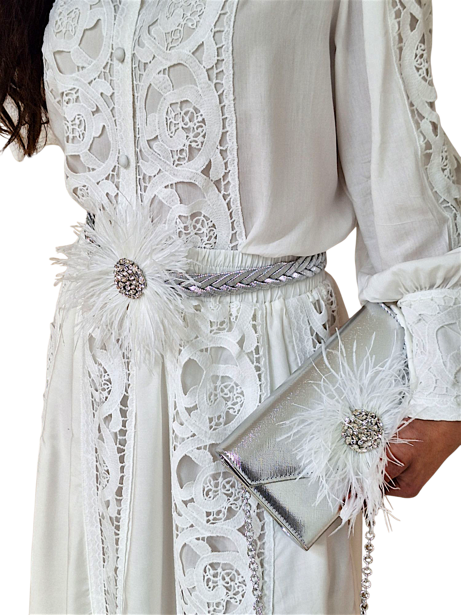 Pochette Argento Luxury