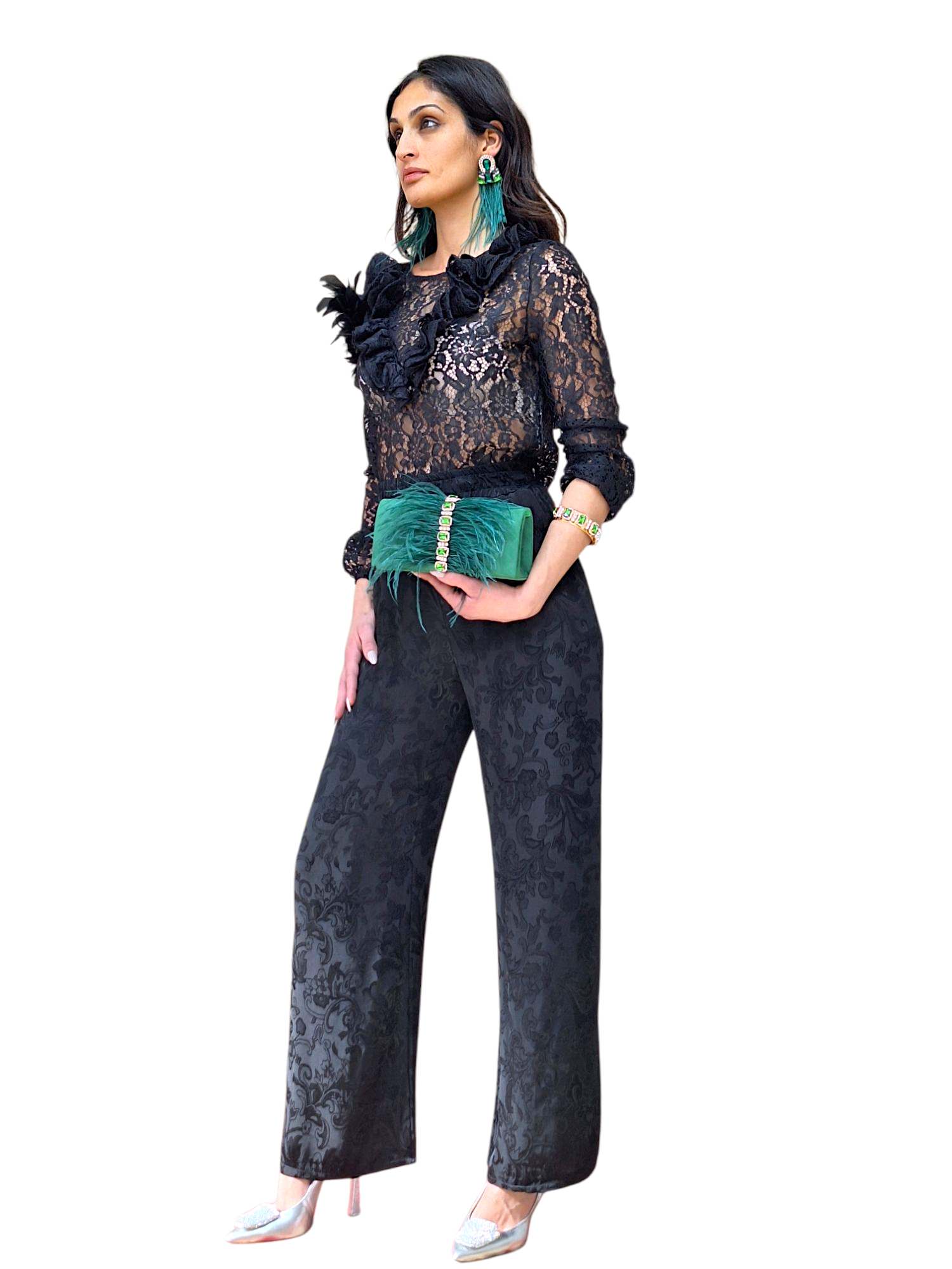 Blusa Romantica Black