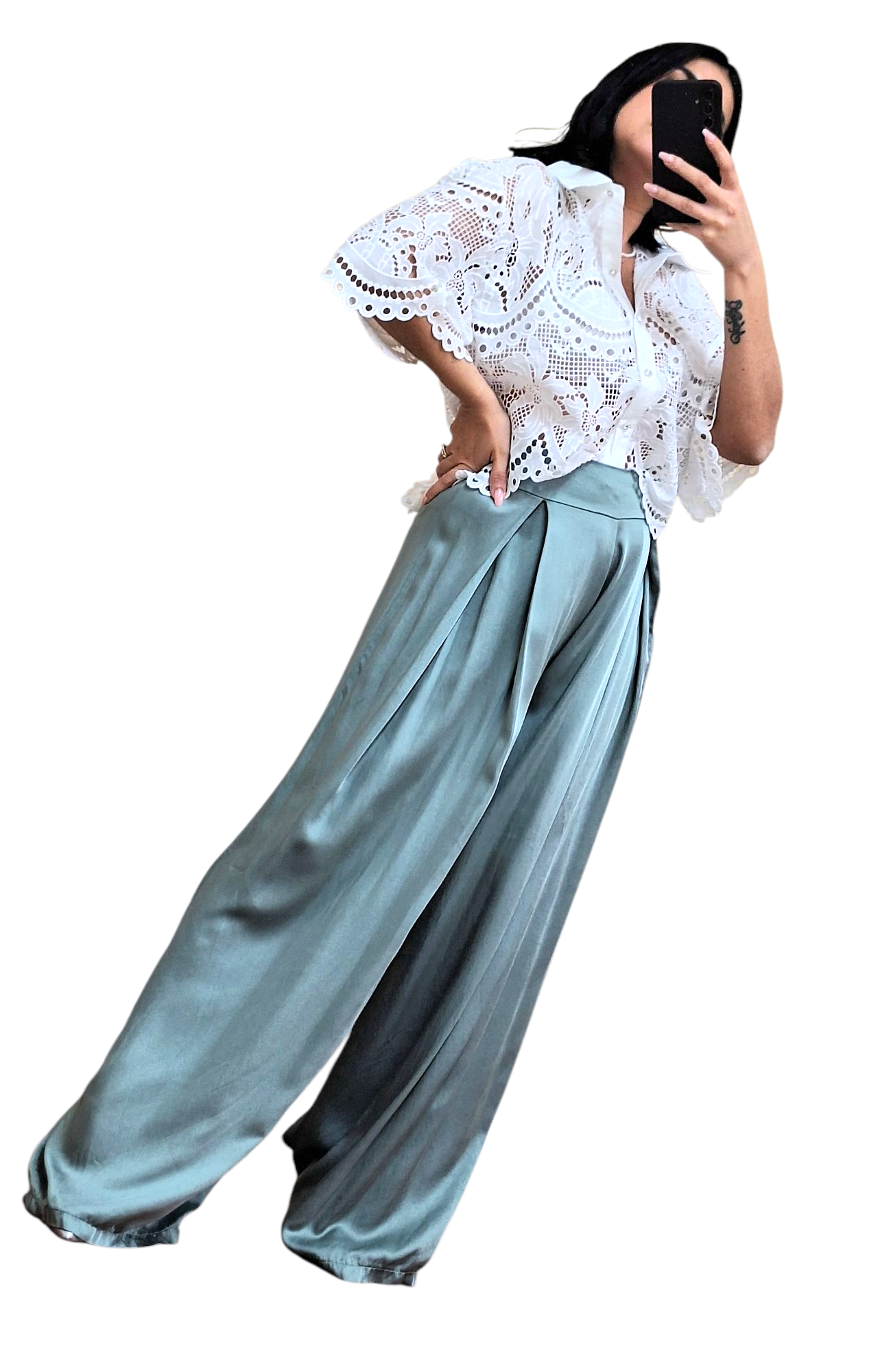 Camicia Macramè Luxury