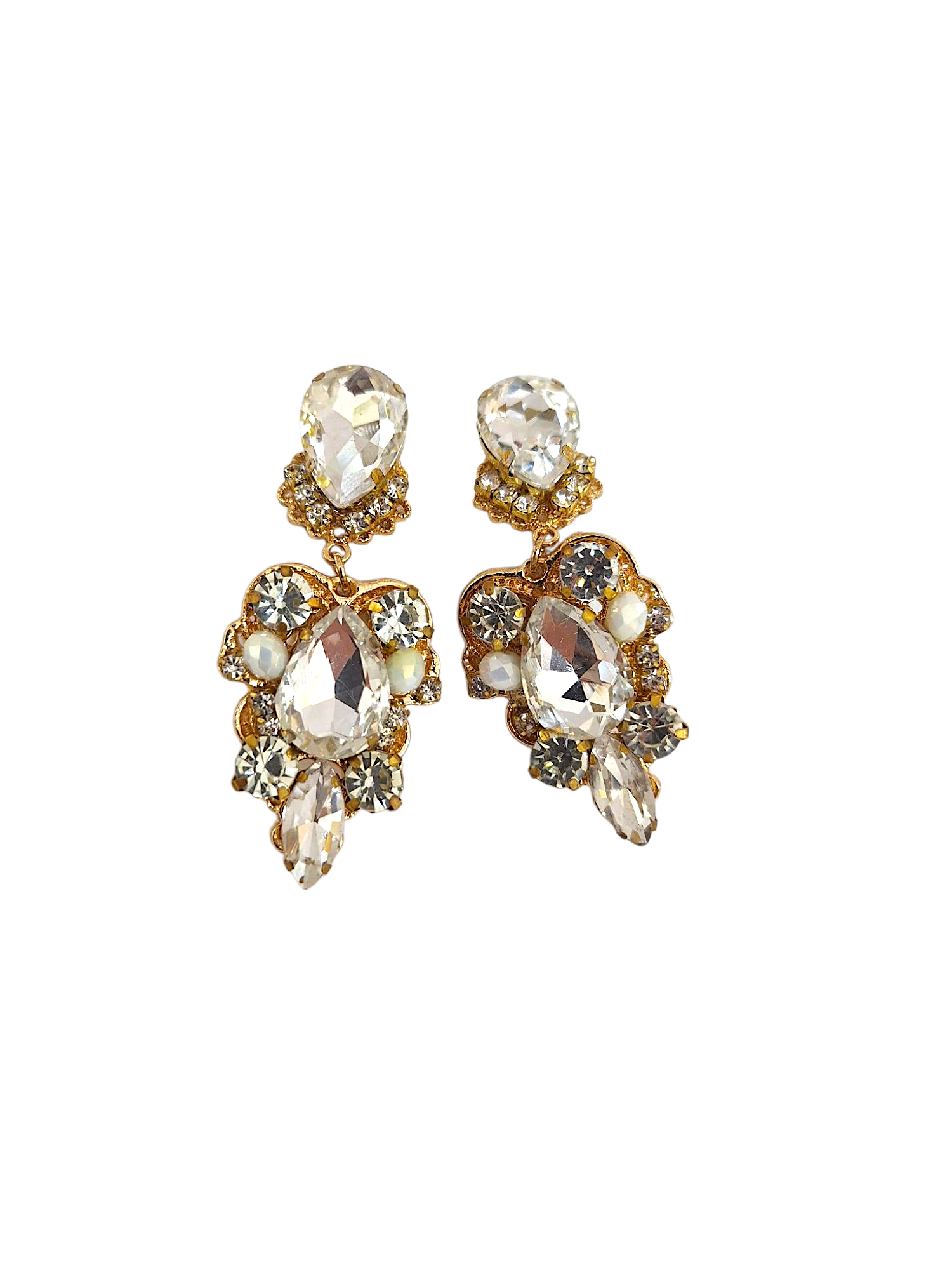 Orecchini Poseidon crystal