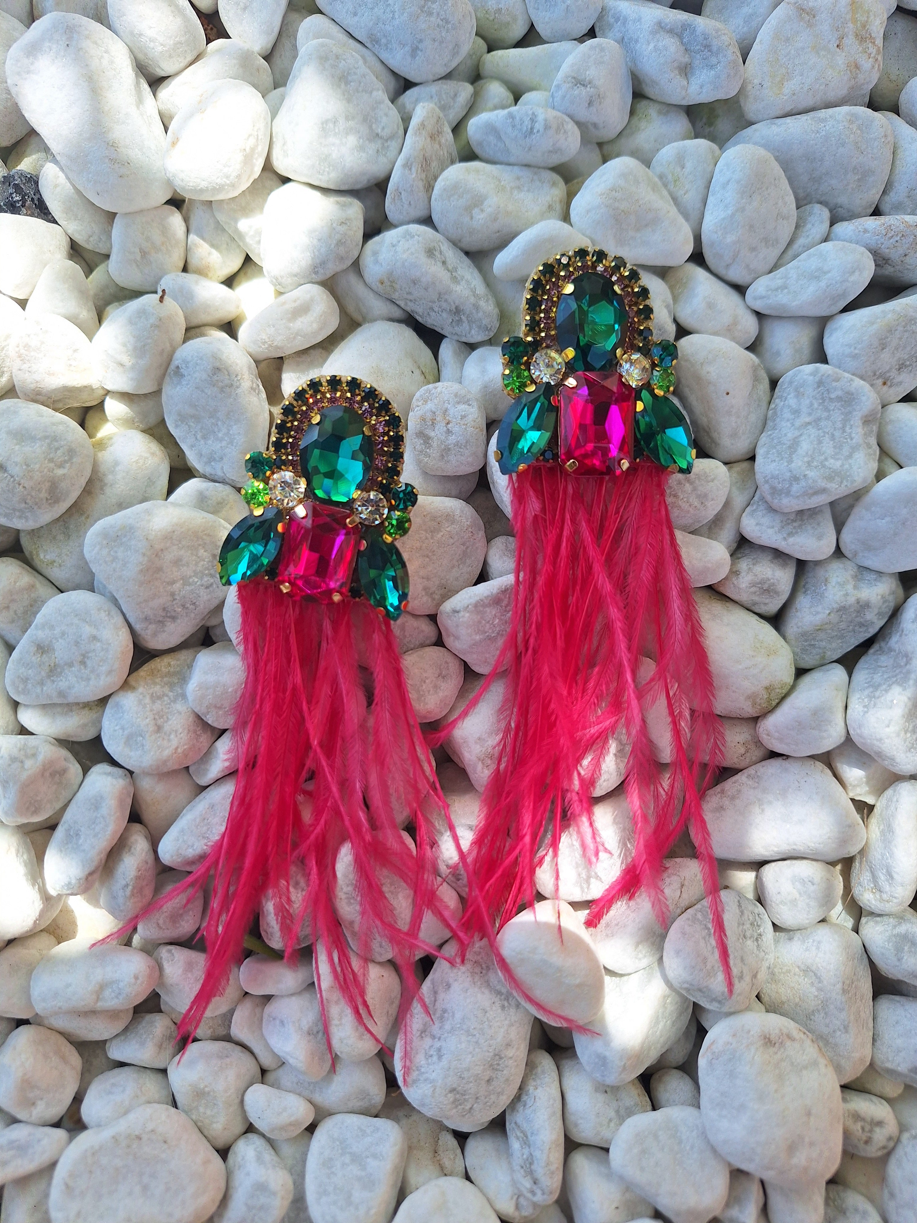 Orecchini Diva Fucsia